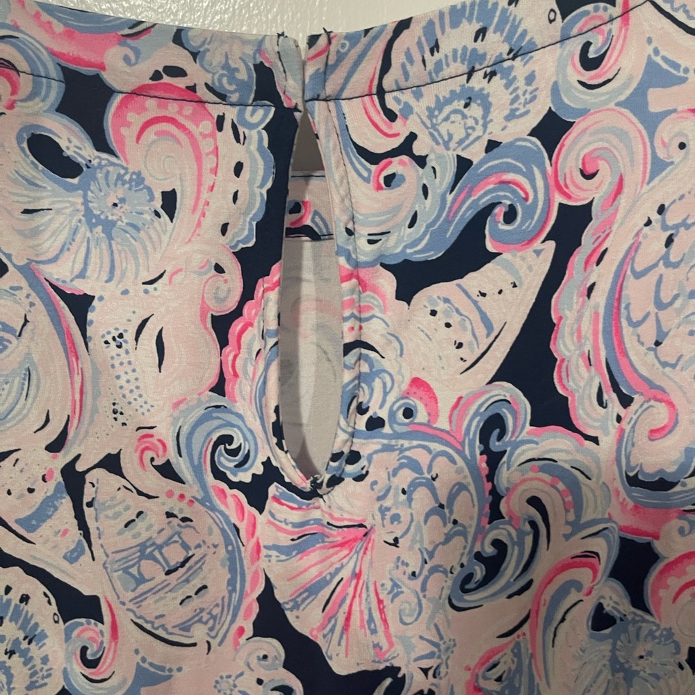 Lilly Pulitzer tiered ruffle flounce sleeve romper - Picture 5 of 7